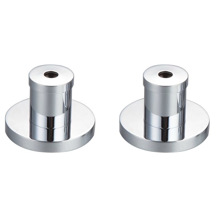 Shaw & Mason Chrome Style Wall Flange - 2 Pack