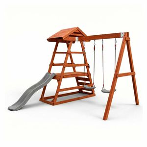 Hide & Seek Kids - Milo Swing Set - Pearl Grey