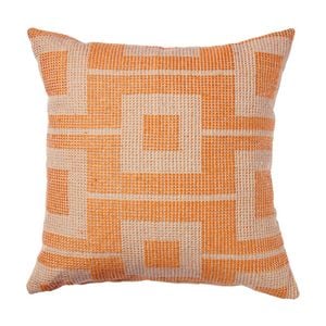 Kas Australia Billy Outdoor Cushion Weather Resist Coral 50x50cm