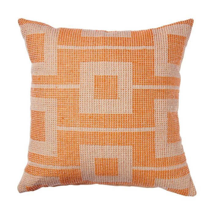 Kas Australia Billy Outdoor Cushion Weather Resist Coral 50x50cm