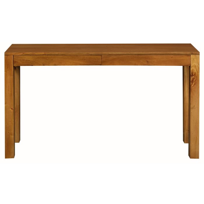 Centrum Furniture Amsterdam 2 Drawer Sofa Table - Light Pecan
