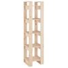 vidaXL Solid Wood Pine Book Cabinet/Room Divider Storage Bookcase Shelf Rack
