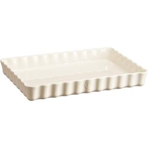 Emile Henry 34cm Ceramic Deep Tart Baking Dish Rectangle Clay