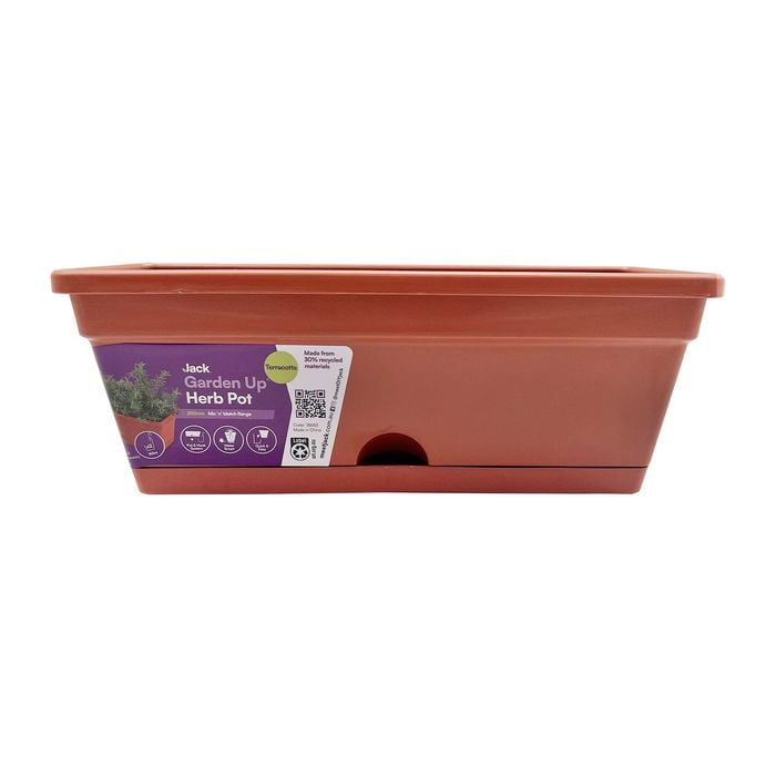 Jack 290mm Terracotta Garden Up Herb Pot