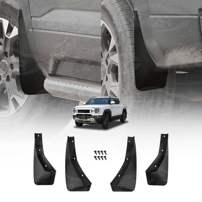 Mud Flaps Splash Guards For Byd Shark 6 Shark6 2024-onwards Mudguard Fender Front And Rear Set Of 4