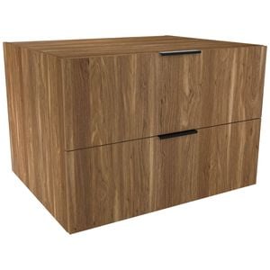 Lugna 512 x 750 x 580mm Cove 2 Drawer Storage Cabinet
