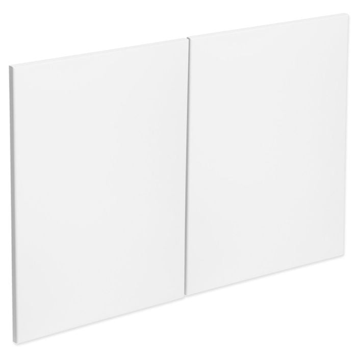 Kaboodle 900mm Vanilla Essence Modern Rangehood Cabinet Doors - 2 Pack