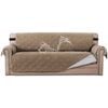 Smarcute 4 Seater Waterproof Sofa Cover Couch Cushion Furniture Protector Taupe