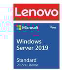 LENOVO Windows Server 2019 Standard Additional License (2 core) (No Media/Key) (Reseller POS Only) ST50 / ST250 / SR250 / ST550