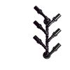 Wall-Mounted Pipe Wine Rack - 6 Bottle Holder