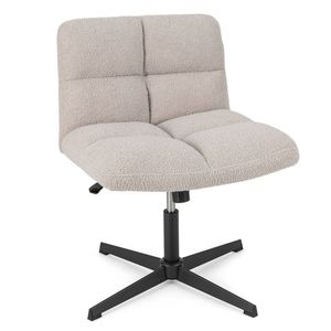Costway Office Leisure Chair Adjustable Grey