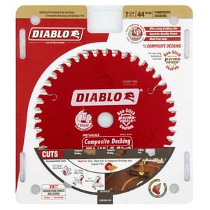 Diablo 184mm 44T Composite Decking Circular Saw Blade