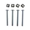 Everhang M10 x 100mm Zinc Plated Tee Nut and Bolt - 4 Pack