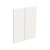 Kaboodle 600mm Egg White Corner Wall Cabinet Door