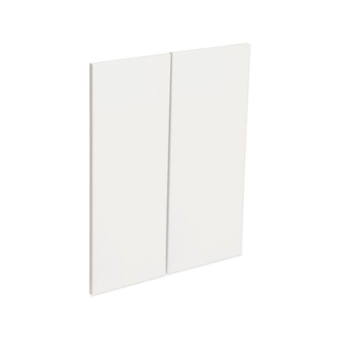 Kaboodle 600mm Egg White Corner Wall Cabinet Door