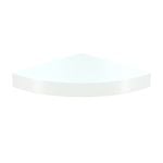Flexi Storage White Matte Decorative Shelving Rounded Corner Floating Shelf