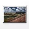 Cloudy Sky and Forest Scenery  Print 100% Australian Made 120x90cm  (Poster)