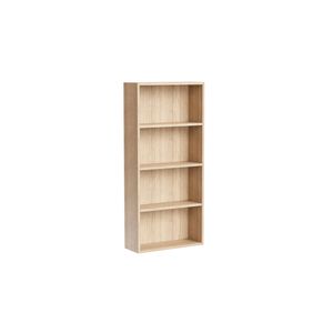 Kaboodle 300-399mm Almond Oak Customisable Shallow Med Pantry Open Shelf