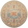 The Rug Connection Heritage 859 Beige 200x200cm - Medium Round Transitional Pet Friendly Indoor Rug