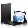 Tough On for Samsung Galaxy Tab S8 Ultra/Tab S9 Ultra Bluetooth Keyboard Cover Leather Case Black
