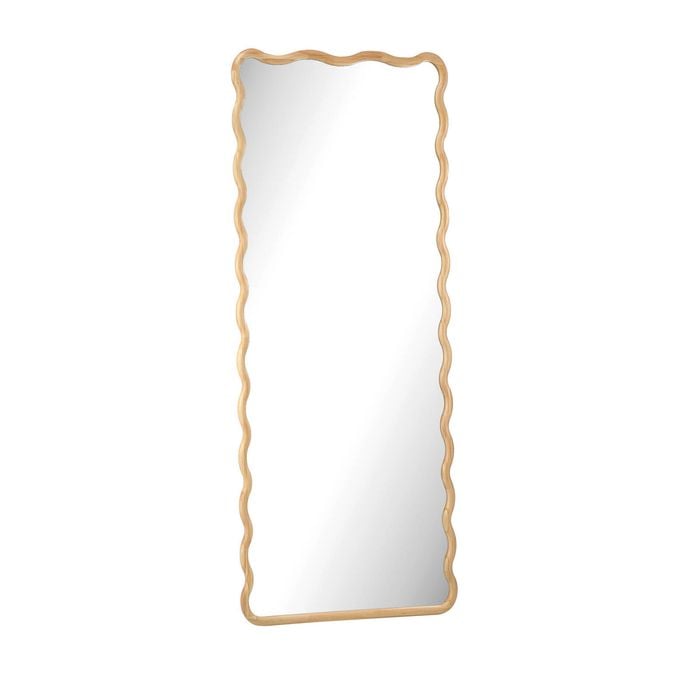 Oikiture 180x70cm Wooden Full Length Mirror Floor Mirrors