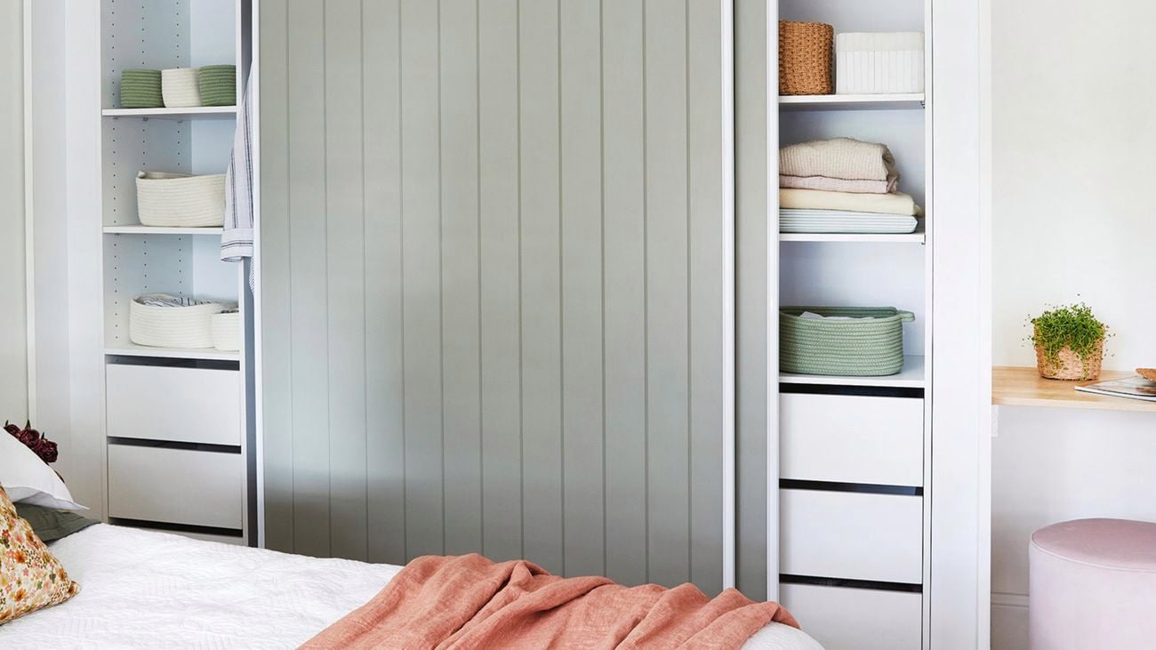 Bedroom featuring a sliding door wardrobe.