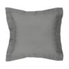 Algodon Euro Pillowcase 300TC Cotton Charcoal