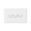 DETA X6 White Triple Switch