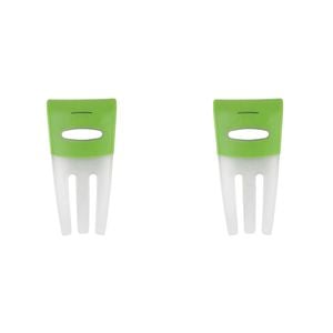 2PK Dexas 26.5cm Silicone Salad Hands Fruit/Vegetable Mixer - Green
