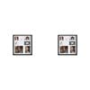 2PK Unigift Soho 4 Sizes 7-Open Collage Picture Frame Black