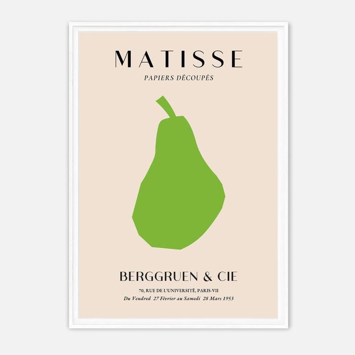 Galrie Vintage Henri Matisse - Papiers Découpés Art Print, White Frame, A3 30 x 42cm (12 x 16inch)