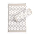 NNEOBA Light Gray Acupressure Massage Mat & Pillow Set