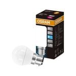 Osram Fancy Round BC LED 470lm Day Light Frosted 4.9W Light Globe