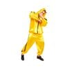 More Than Party Rapper Costume Yellow Shiny Hooded Jacket And Pants L/XL