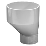 Holman 100 x 50mm PVC DWV Taper Level Invert
