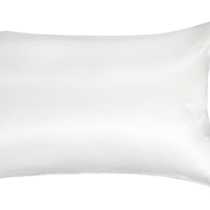 Silk Pillowcase Standard Size Pillow Case in White