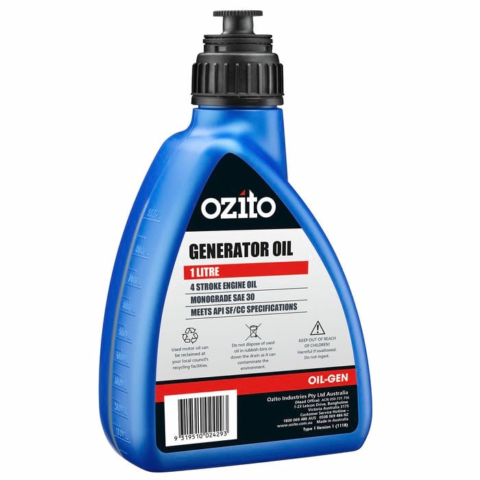 Ozito 1L 4 Stroke Generator Oil