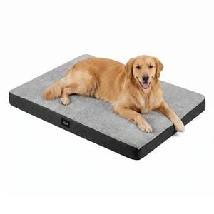 Petzly Dog Bed Mat for Pet Machine Washable Cover Waterproof Liner Large Grey