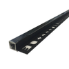 QEP 12mm x 2.5m Black Satin Mosaic Tile Trim