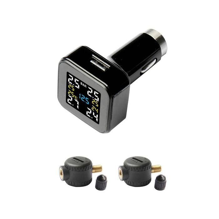 Car Tpms With High-pressure Flow-thru 2x Sensors