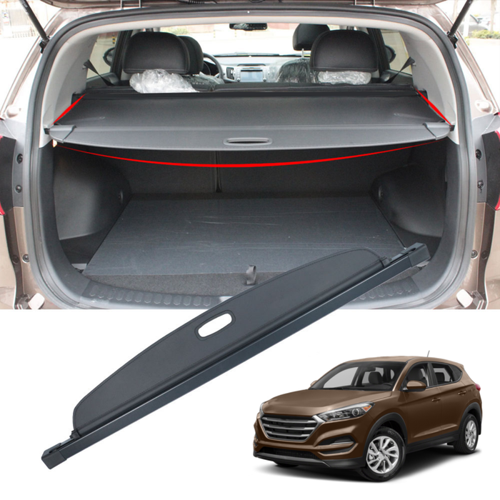 Retractable Car Trunk Shade Rear Cargo Security Shield  Cover for Hyundai Tucson 2015-2021