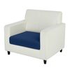 Anyseat Sofa Cover Space Blue Polyester Thick Stretchable Cushion For Living Room 1pc Normal Size 145-185cm