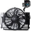 Radiator Thermo Fan For Bmw E53 X5 00-06 5 Blades With Module & Brushless Motor