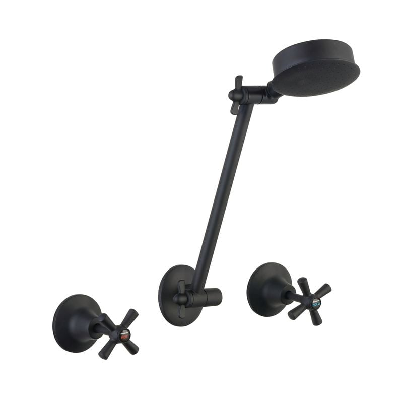 Cadenza Shower Set Black WELS 3 Star 9L/min