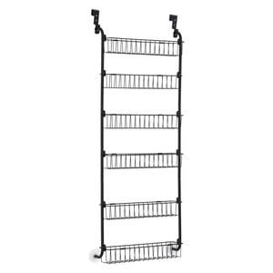 Artiss Over Door Storage 6 Tier Organiser Metal Black