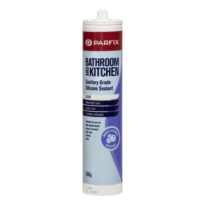 Parfix Bathroom and Kitchen Silicone 300g Clear