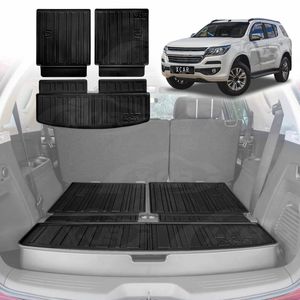Boot Liners for Holden Trailblazer 2016-2022  Cargo Trunk Mat Luggage Tray Car  3 Pcs Set