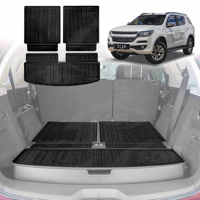 Boot Liners for Holden Trailblazer 2016-2022  Cargo Trunk Mat Luggage Tray Car  3 Pcs Set