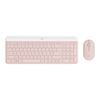 Logitech Mk470 Slim Wireless Keyboard And Mouse Combo - Rose [920-011326]