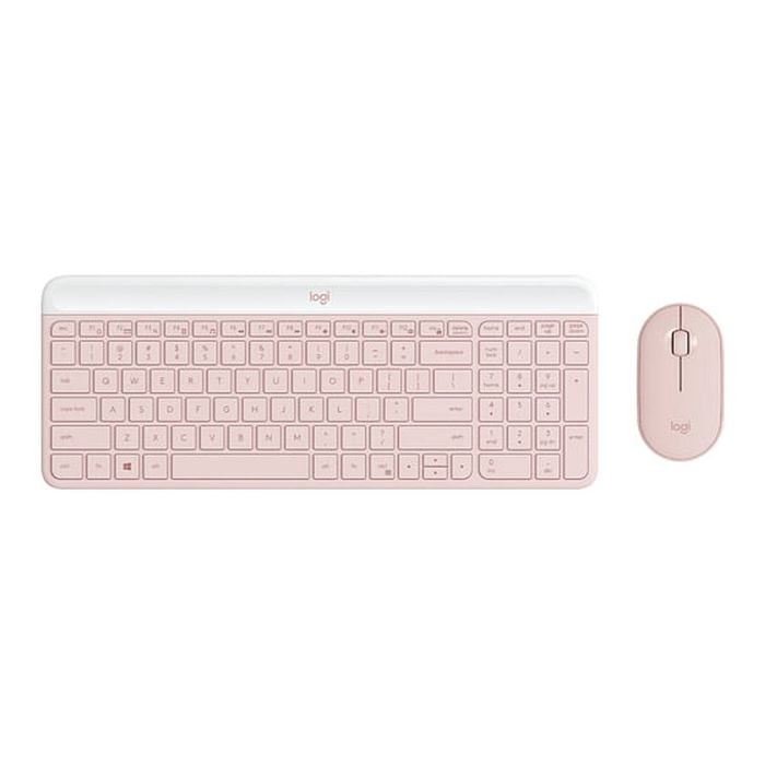Logitech Mk470 Slim Wireless Keyboard And Mouse Combo - Rose [920-011326]